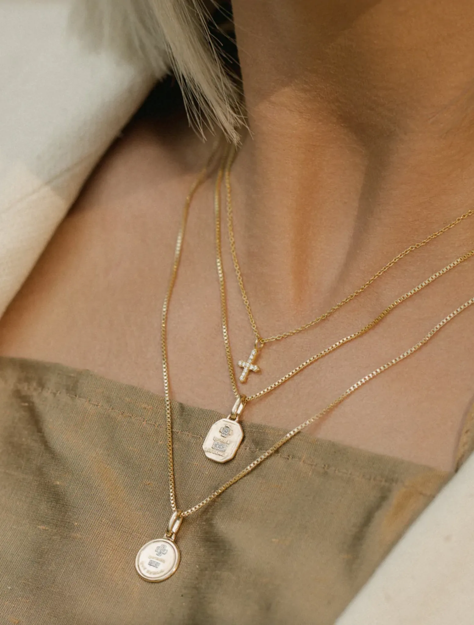 Love Token Necklace | Square