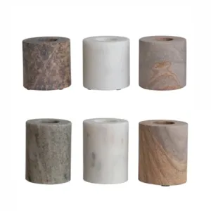 Marble Taper Candle Holder