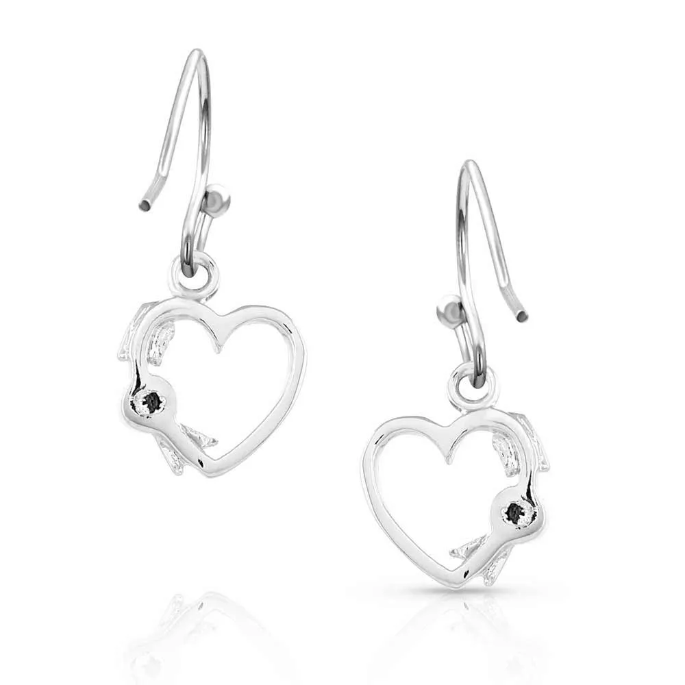 Montana Silversmiths Fiery Heart of Ice Earrings