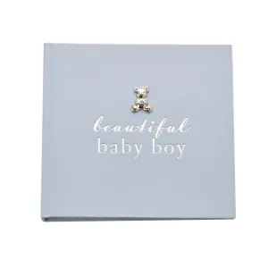 Photo Album 'Beautiful Baby Boy' Blue