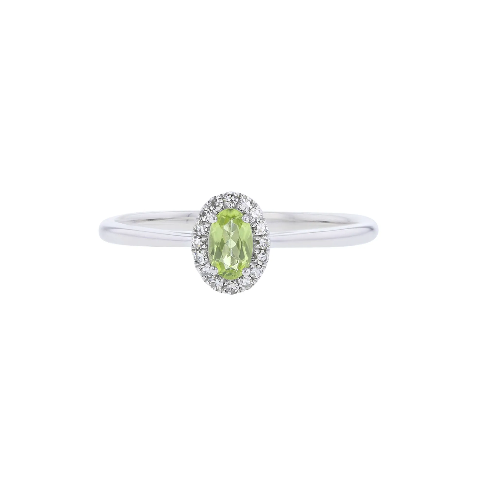 Popsicle Peridot & Diamond Ring