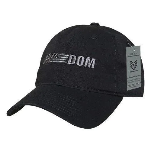 Rapid Dominance Freedom Relaxed Patriotic USA Flag Baseball Caps Hats