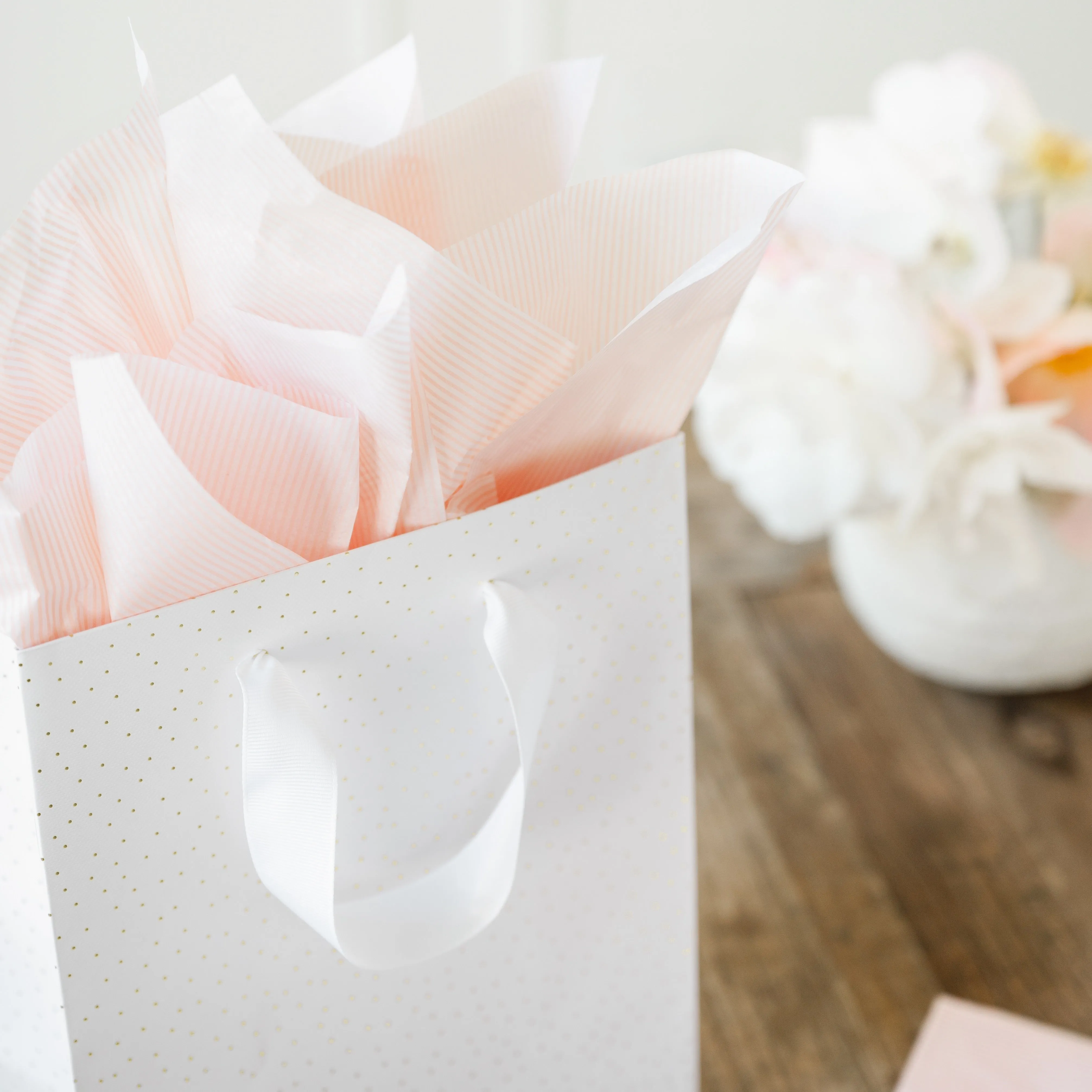 Rose Stripe Tissue Paper