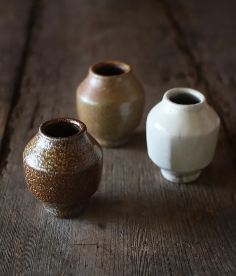 Salt Glaze Small Vase [A]