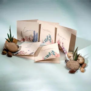 Samudra Handmade Foldable Hemp Paper Gift Cards Set