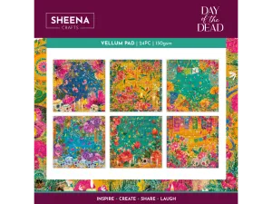 Sheena Douglass Day of the Dead - 8” x 8” Velum Pad