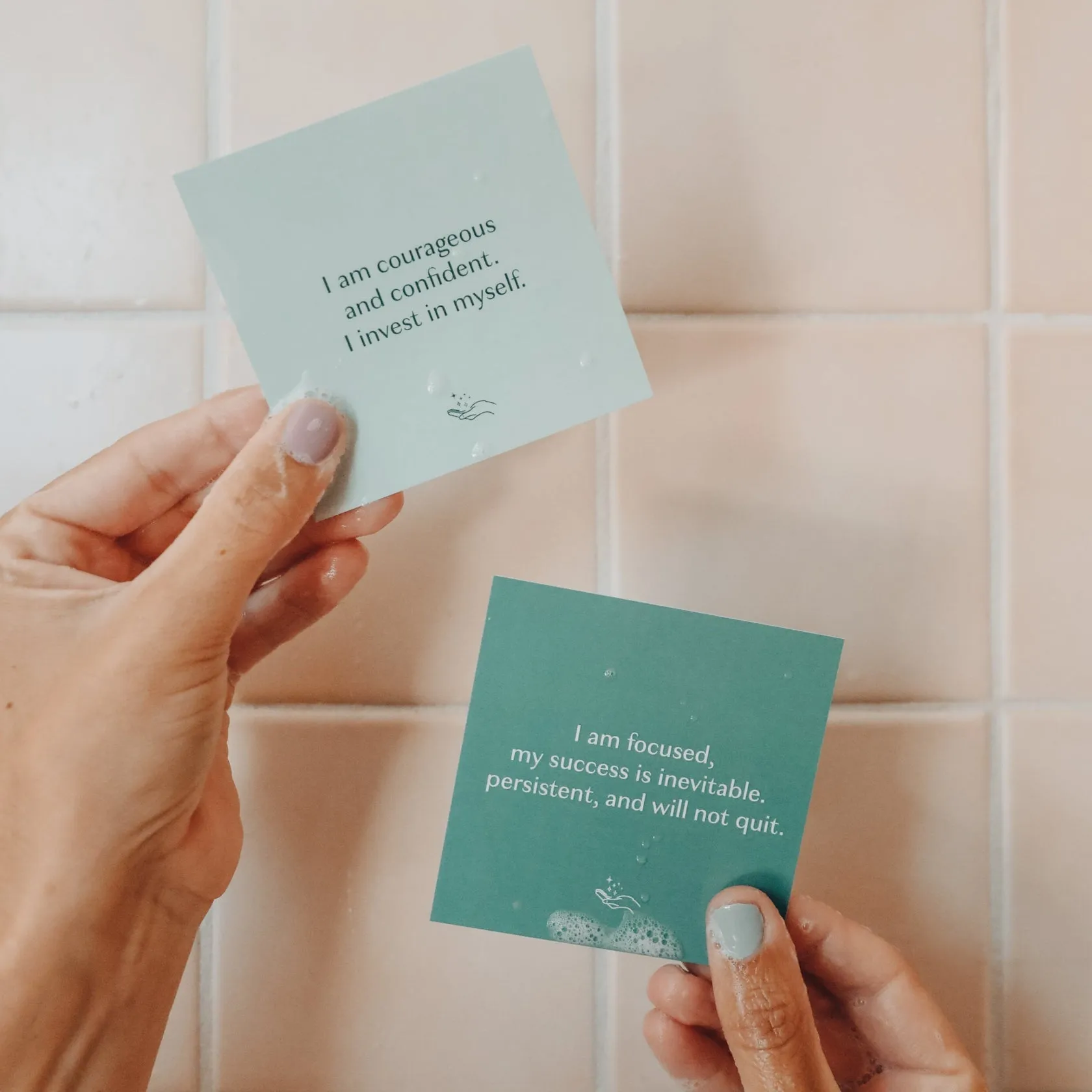 Shower Affirmation Cards-Abundance