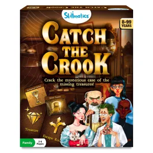 Skillmatics Board Game - Catch The Crook, Family Friendly Game of Predictions, Gifts, Strategy Game for Kids Ages 8, 9, 10 & Up