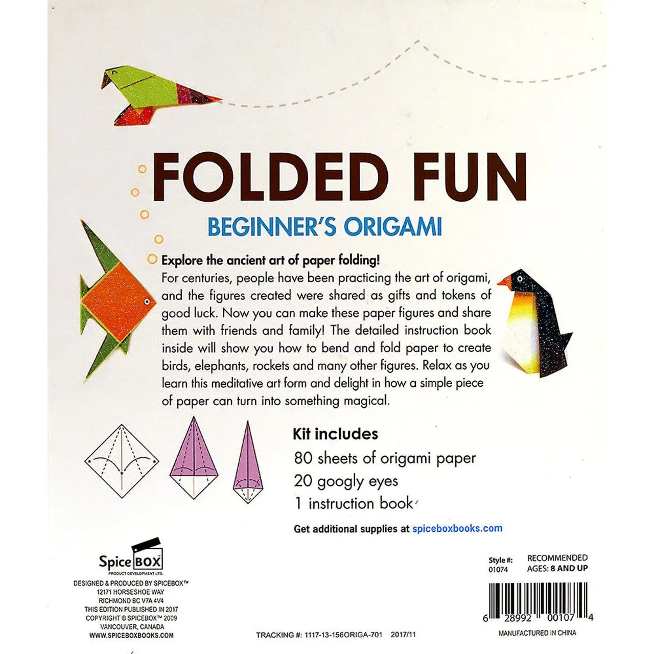 Spicebox Folded Fun Beginner's Origami