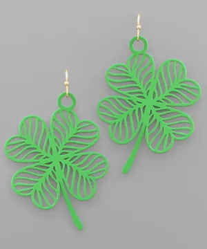 Spot of Luck Shamrock Earrings