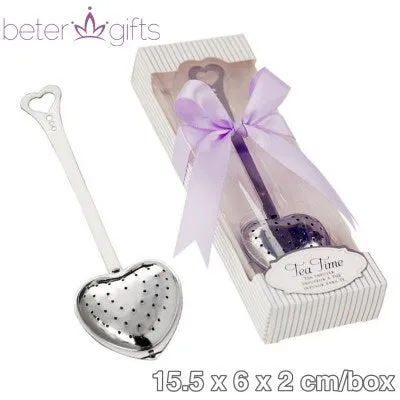 Tea Time Heart Tea Infuser Party Favor in Elegant