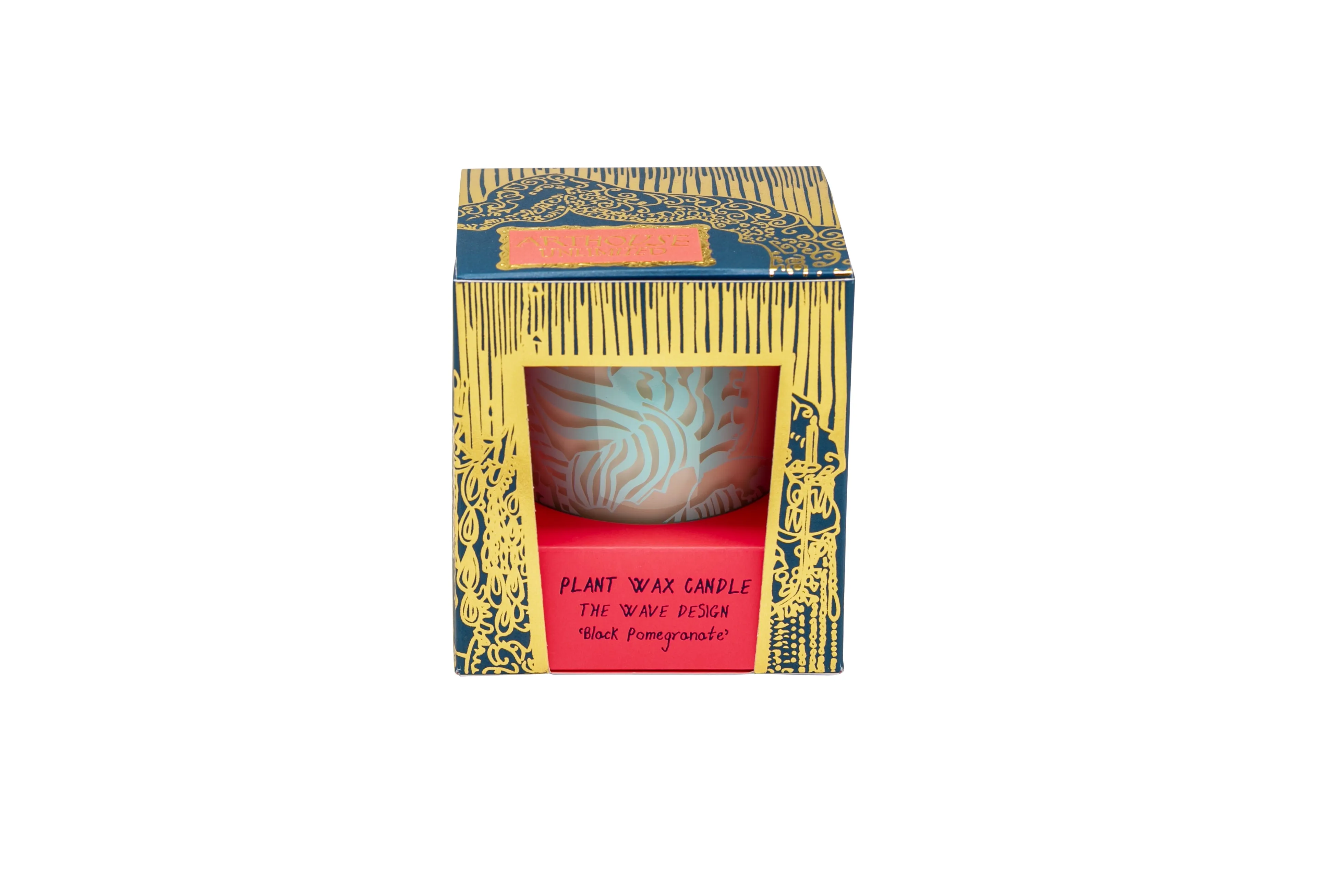 The Wave Scented Organic Candle (Black Pomegranite Splash)