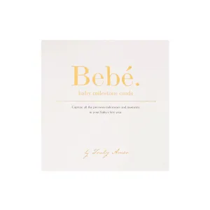 Truly Amor Bebé Baby Milestone Cards