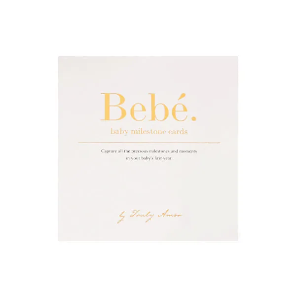 Truly Amor Bebé Baby Milestone Cards