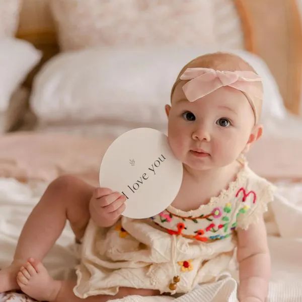 Truly Amor Bebé Baby Milestone Cards