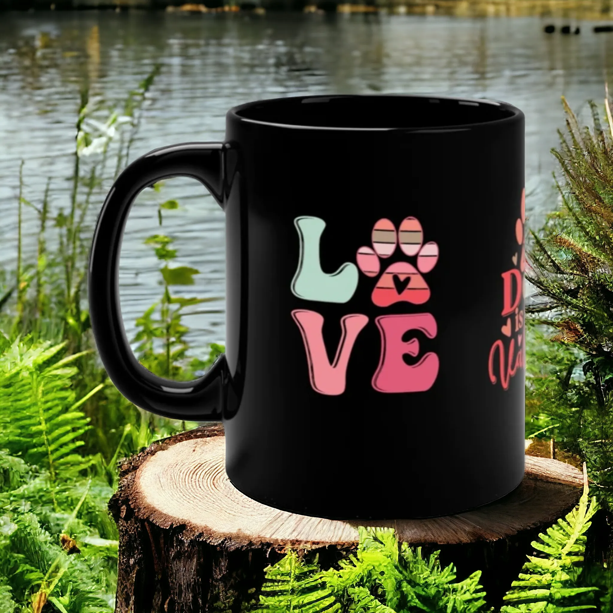 VALENTINE DOG MUG - My Dog is my Valentine Coffee Mug - Mugscity