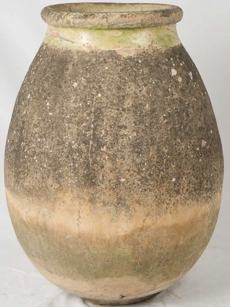 Very Large 18th-Century Biot Jar w/ Rare Pale Green Glaze - 40¼"