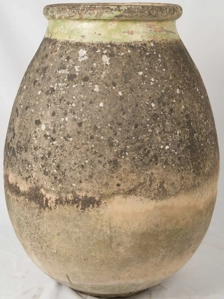 Very Large 18th-Century Biot Jar w/ Rare Pale Green Glaze - 40¼"