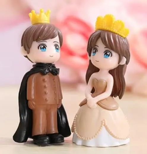 VRB DecTM 1 Set Miniature Set for Home, Living Room, Figurines, Cake Decoration Items,Decoration Items,Mini Couples,Romantic Gift for Girlfriend Boyfriend Husband Couple Miniature (Model 5)