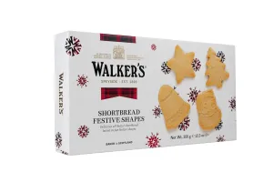 Walker's Shortbread Festive Shapes Cookies, 260g