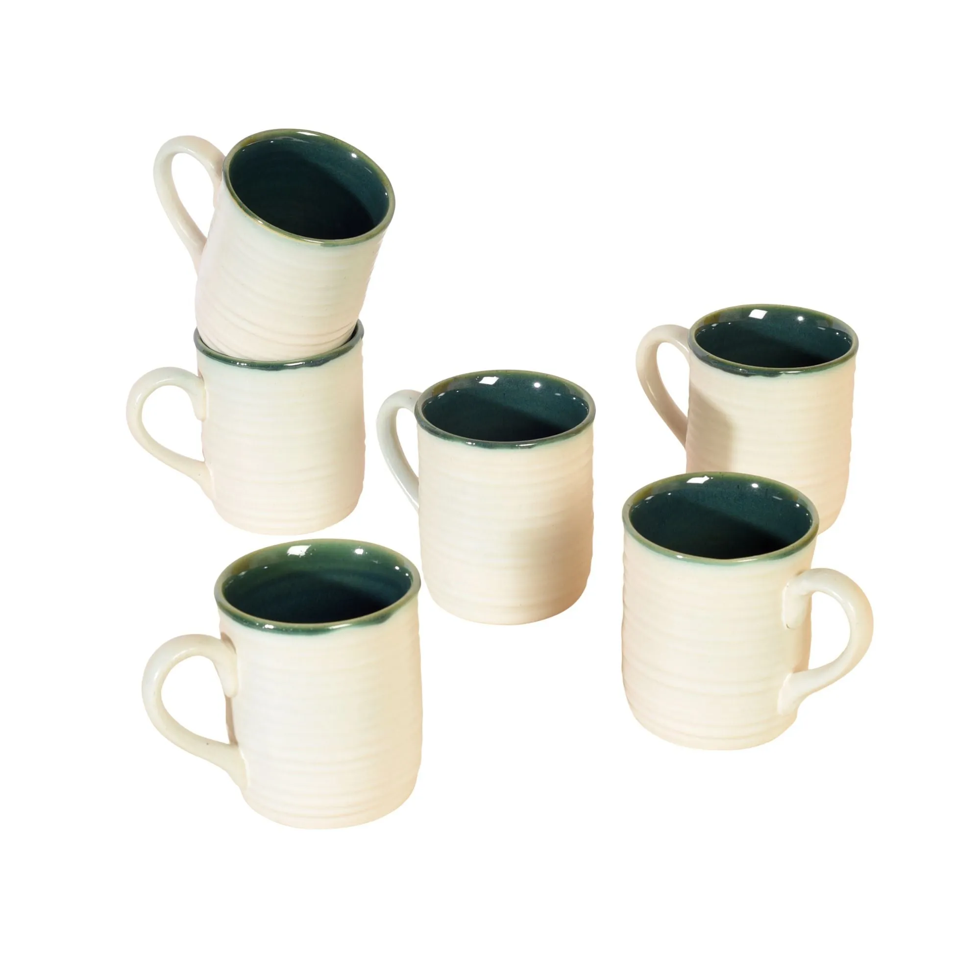 White Dove Tea Cups Set of