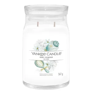 Yankee Candle 567g Baby Powder Signature Large Jar Candle